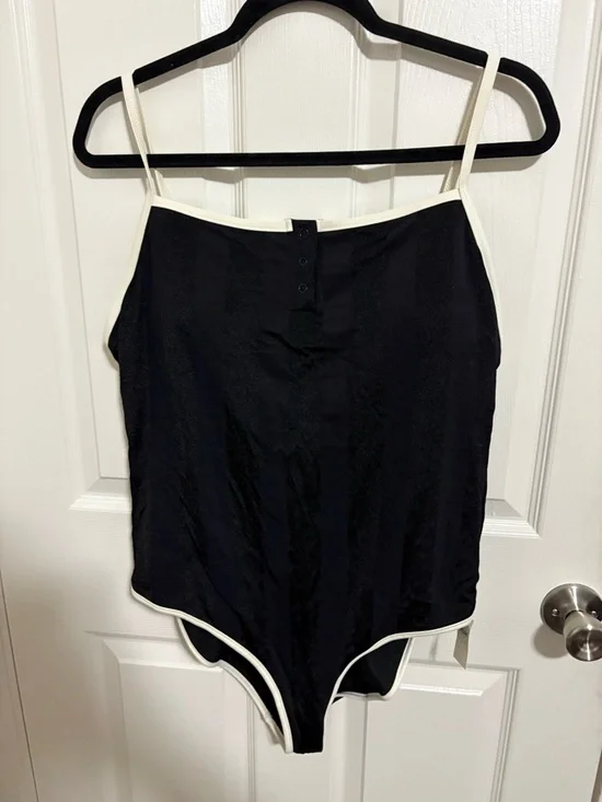 Aerie Shine Henley One Piece Swimsuit - Picture 3 of 7